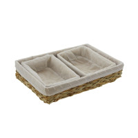 Sada čtvercových košů, 3 kusy.