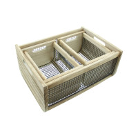 Sada úložných boxů Trend, sada 3 ks