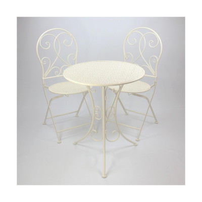 Balkonový set Bílá romance, 3 ks