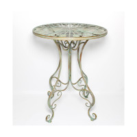 Kovový stůl Paví oko