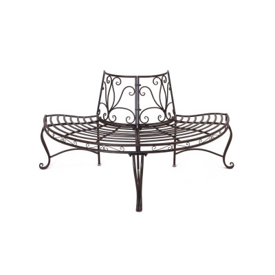 Zahradní lavice Půlkruh