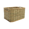 Košík z rákosové slámy, malý
