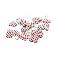 Sada závěsných srdíček, 12 kusů