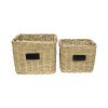 Proutěné koše, sada 2 ks