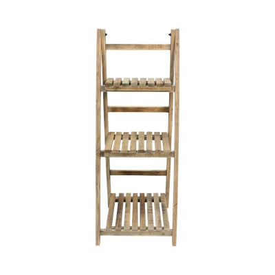 Regál z recyklovaného dřeva, 3 police