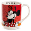 Porcelánový hrnek Minnie, červený