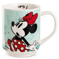 Porcelánový hrnek Minnie, zelený