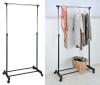 Pojízdný stojan na oblečení, 90 - 160 cm