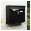 Kovová poštovní schránka, černá