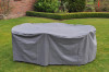 Ochranný obal na zahradní nábytek, šedý, 230 x 135 x 70 cm
