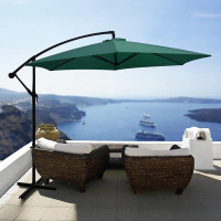 Slunečník s boční nohou, zelený