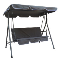 Zahradní houpačka, 110 x 170 x 153 cm, černá